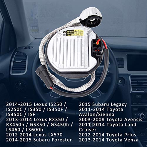 Aupoko بالاست مصباح أمامي زينون HID من أوبوكو 85967-45010، بديل# DDLT004 KDLS001، وحدة تحكم D4S/D4R مع موقد وكابل، متوافق مع بي إم دبليو مرسيدس كاديلاك جاكوار - Image 3
