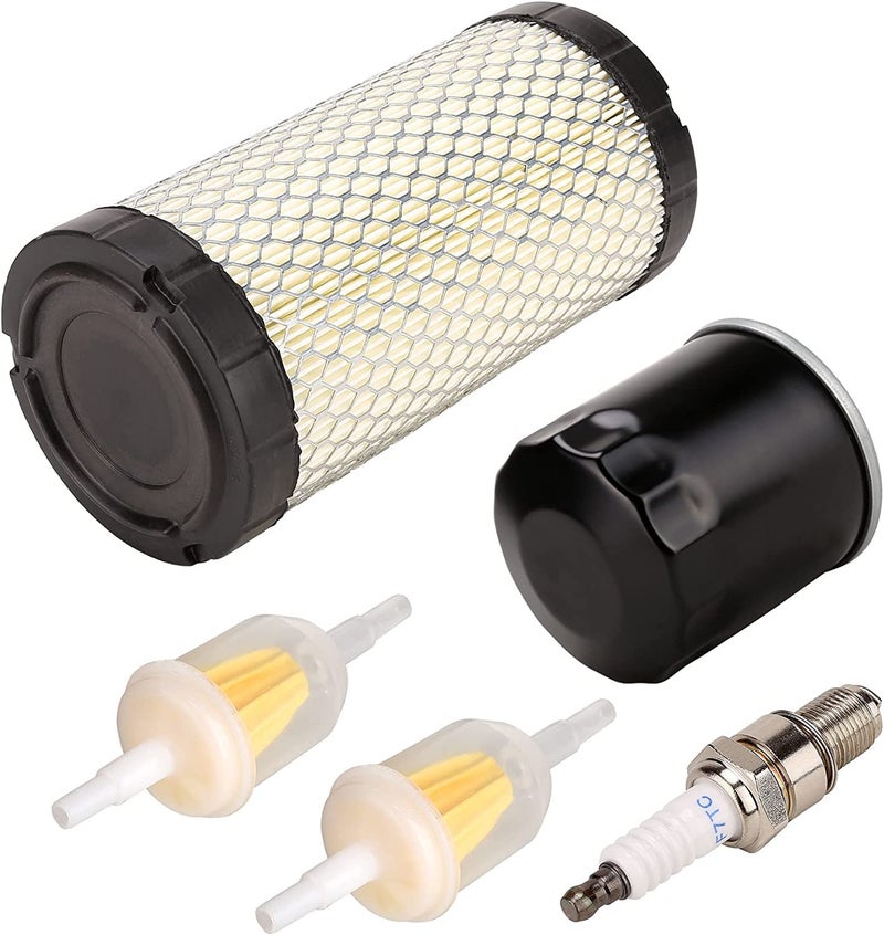 10L0L Golf Cart Tune Up Kit for Club Car Precedent 2004-UP with Kawasaki Engine, Includes Air Oil Fuel Filter 102558201, 1016467, 102003201, Spark Plug BPR2ES - Image 3