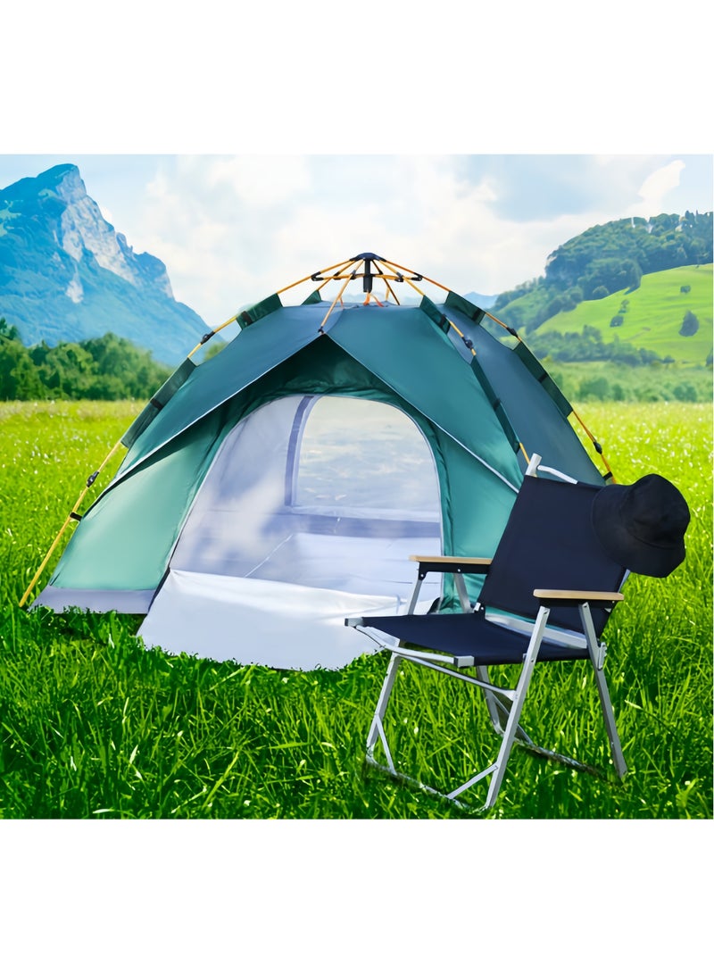 Tents for 3-4 people camping tents with backpacks - lightweight, outdoor tents for backpacking, hiking or beach use, weatherproof tents for camping, festivals, backyards, overnight stays - Image 2