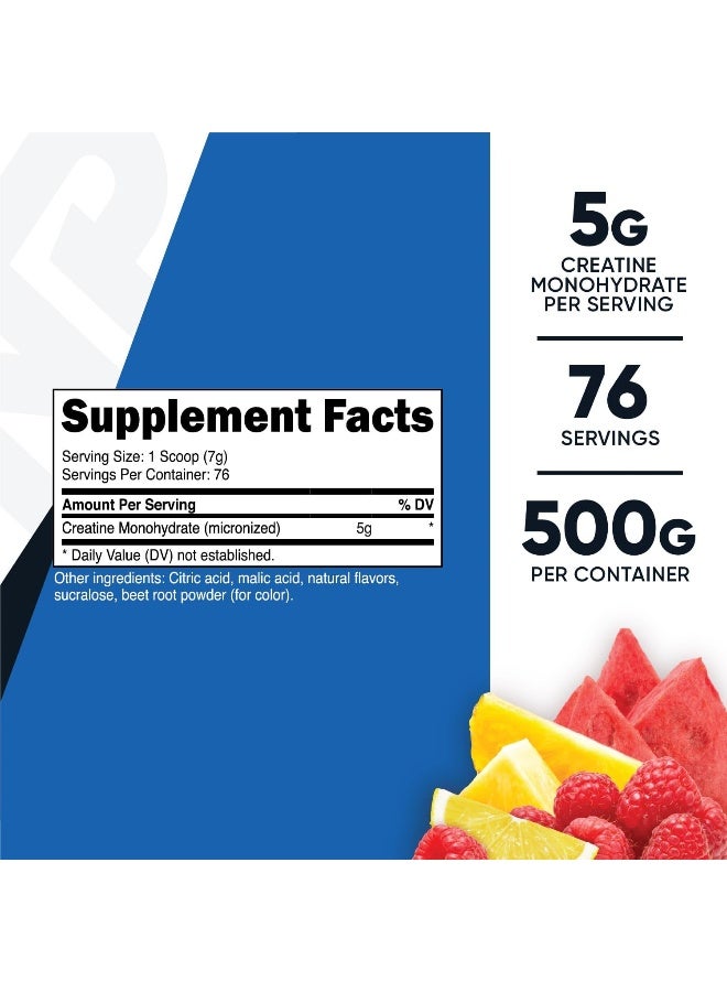 Nutricost Nutricost Creatine Monohydrate 500 Gram Fruit Punch - Image 2