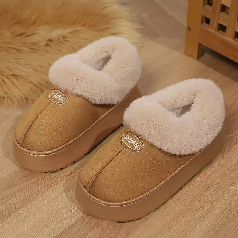 Y&D Autumn Winter Fashion Ins Style Cotton for Slippers for Men Women Cross-Border New Indoor Outdoor Warm Shoes Outsole Material - Image 1