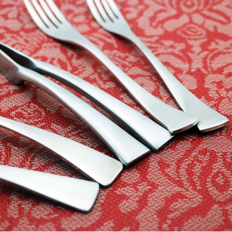 Uniturcky 24Piece Flatware SetExtra Thick Heavy Duty  1810 Stainless Steel Cutlery SetsHigh Matte Finish Silverware Flatware Sets Service for 4Use for HomeKitchen Utensil Sets - Image 3