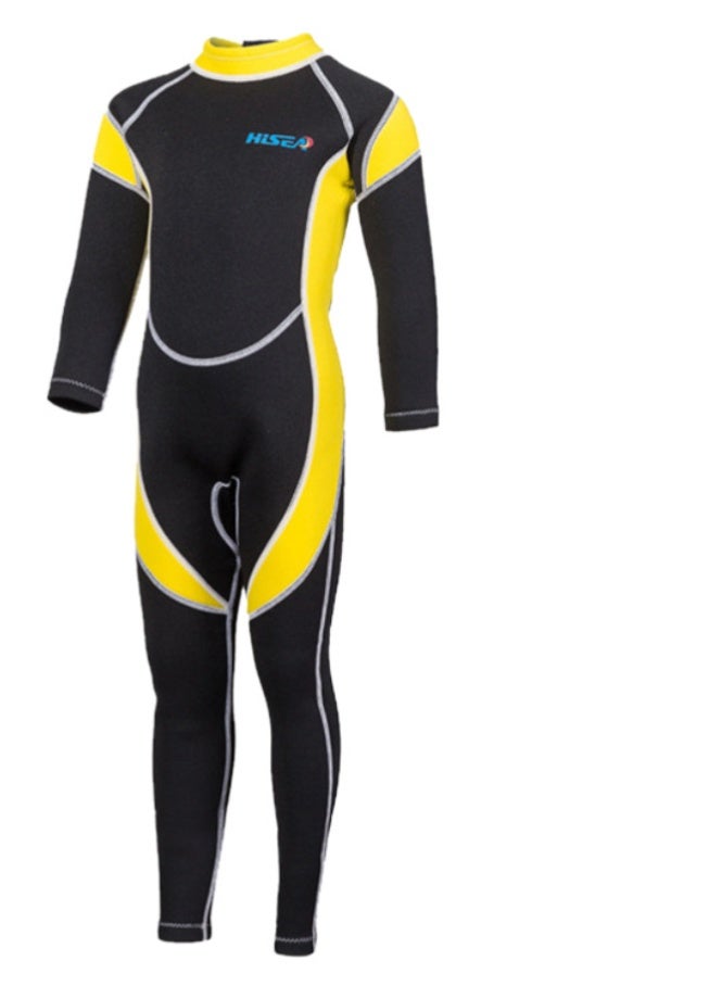 Kids Wetsuit for Boys Girls Children, Neoprene Full Wet Suits 2.5mm Long Sleeve Back Zip Toddlers/Youth Thermal Swimsuits for Swimming Diving Surf - Image 1