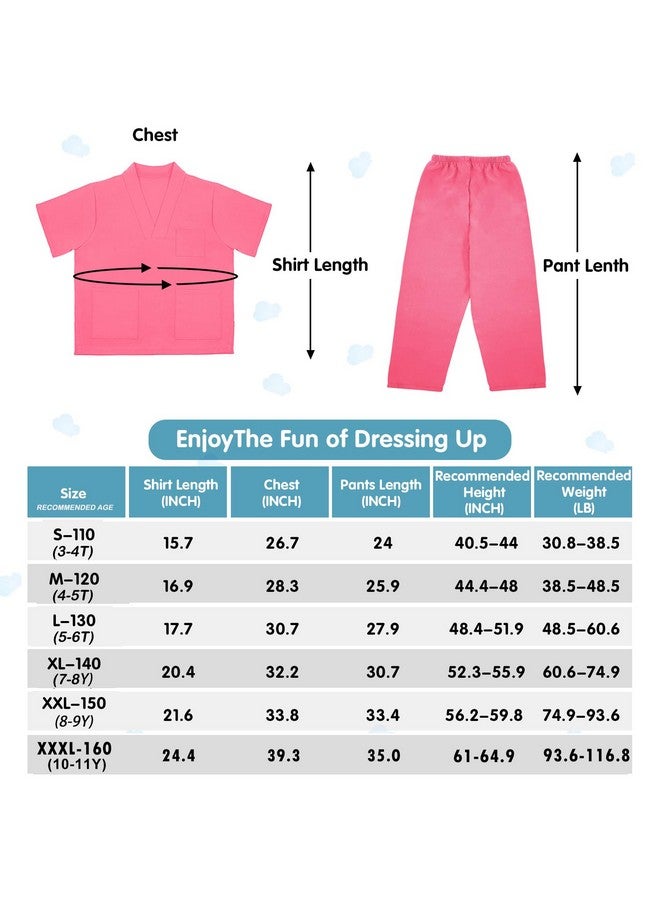 RioRand Doctor Costume For Kidstoddler Nurse Scrubs With Accessories Christmas Dress Up Cosplay For Boys Girls 311 Years - Image 2