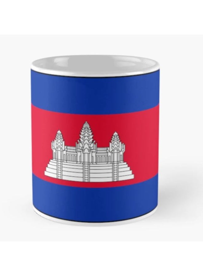 RYN Cambodia Flag Coffee Mug - Image 1