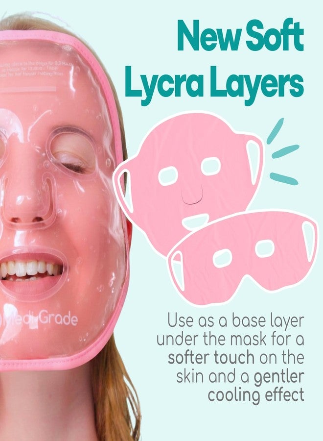 Medi Grade Cooling Face Mask Set Pink - Image 2