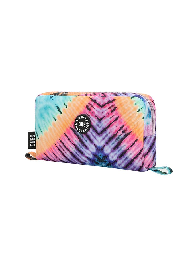 CUBS Tie Dyed Waterproof pencil case pouch with zip closure - Image 2