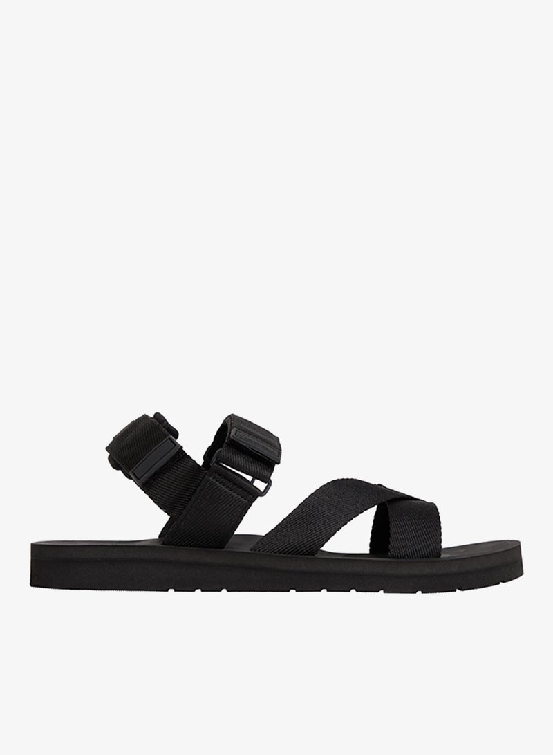CALVIN KLEIN Adjustable Webbing Sandals - Image 1