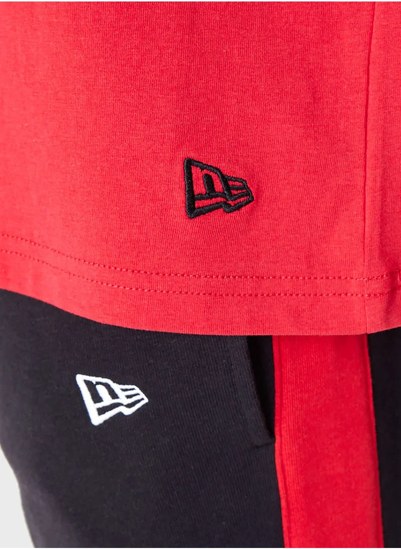 NEW ERA Chicago Bulls Color Block Oversized T-Shirt