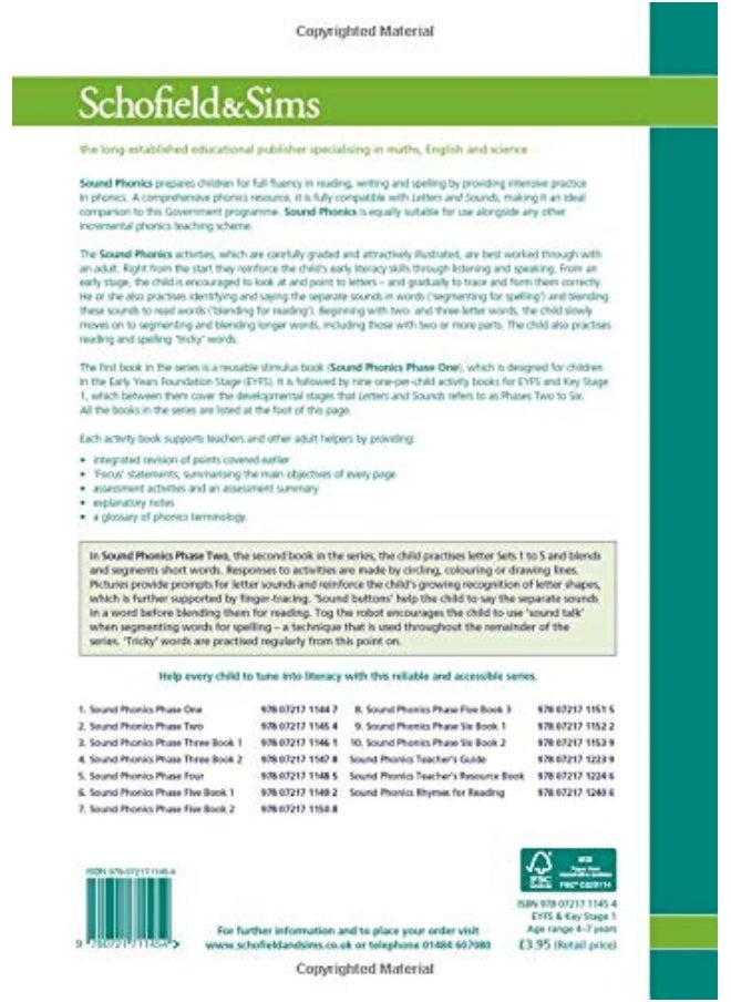 Sound Phonics Phase Two: EYFS/KS1, Ages 4-6  - Image 2