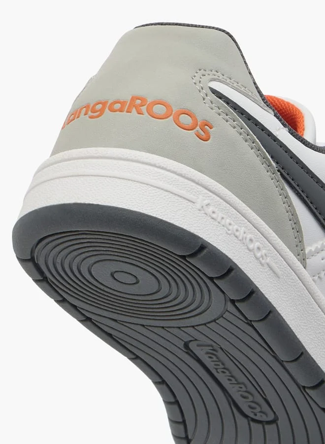 kangaROOS Women's Logo Detail Sports Shoes with Hook and Loop Closure