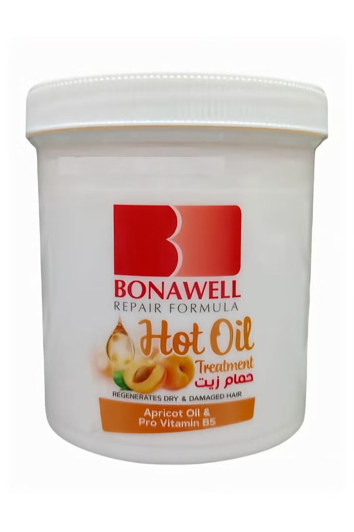 Bonawell Hot Oil Treatment  Bonawell Repair Formula Apricot Oil and Pro Vitamin B5 225 ml