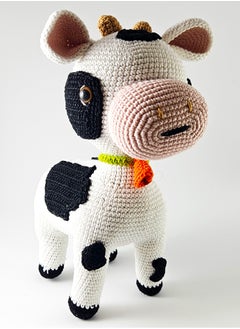 Exquisite Plush Hand Crafted Crochet Cow for Decoration or Keepsake. Cute Collectible Stuffed Animal, Perfect Playful Christmas Gift, Nursery Decor, and Playful Farm-Themed Keepsake JewelOnPalette - pzsku/ZBBB2B8E75060B9C07DBAZ/45/_/1730193532/db013d12-6897-4670-a67c-6818a2174888