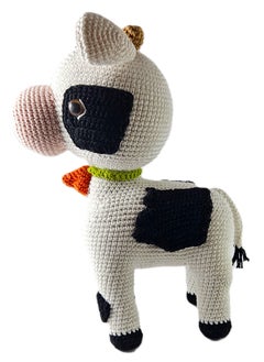 Exquisite Plush Hand Crafted Crochet Cow for Decoration or Keepsake. Cute Collectible Stuffed Animal, Perfect Playful Christmas Gift, Nursery Decor, and Playful Farm-Themed Keepsake JewelOnPalette - pzsku/ZBBB2B8E75060B9C07DBAZ/45/_/1730266877/b78c82f6-572e-4a77-965b-57d6c2dae7bb