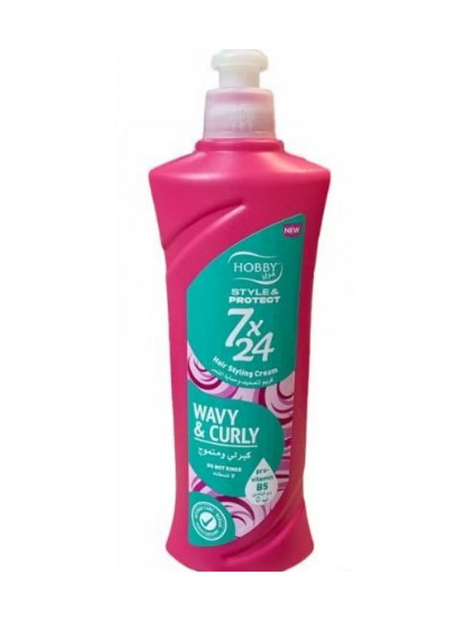 Hobby 24X7 Styling Cream For Curly And Wavy Hair 250 ml 