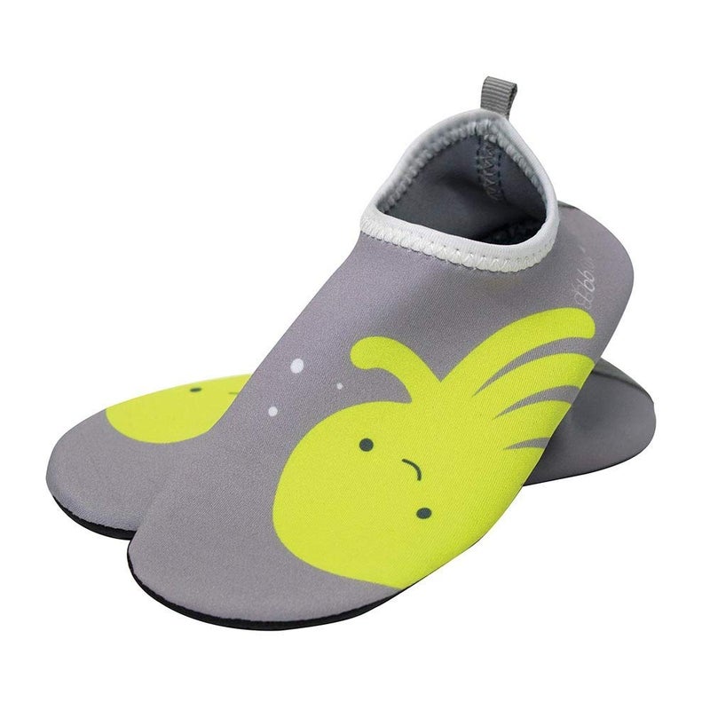 bblÃ¼v - ShoÃ¶z - Unisex Kids Neoprene Protective Outdoor Water Shoes for Beach or Pool, Protects from Rough Surfaces, Hot Sand, Soft and Durable Water Shoes with Flexible Soles, Grey S (2-3 Years) - Image 1
