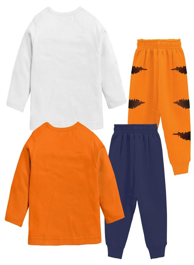 Kuchipoo Baby Boy Regular Fit Cotton Printed T-Shirts And Pyjamas Set (KUC-PSUT-139, 12-18 Months, Multi-Colored) - Image 2