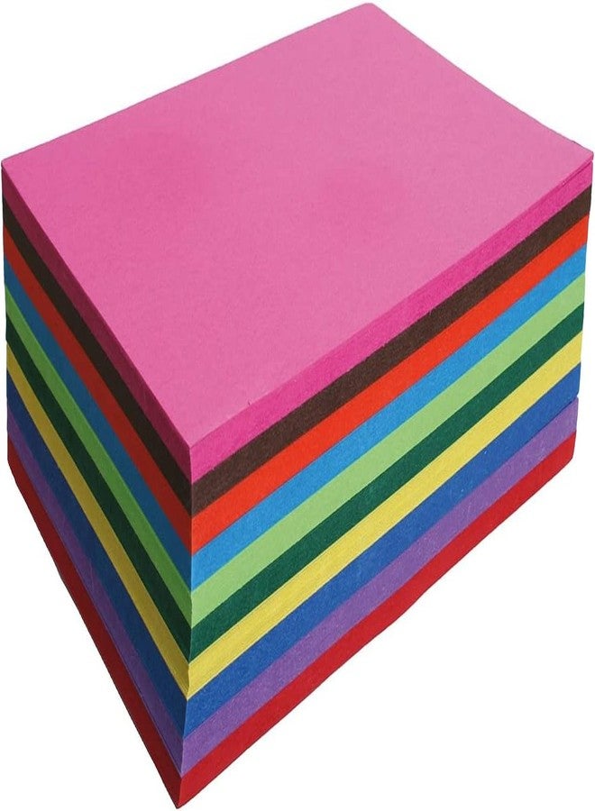 Eclet 40 pcs Color A4 Medium Size Sheets (10 Sheets Each Color) Art and Craft Paper Double Sided Colored set 200 (100) - Image 1