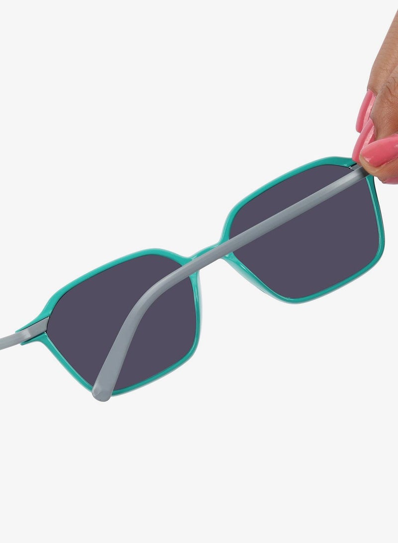 Woggles Stylish Green Square Kids Sunglasses - Image 5