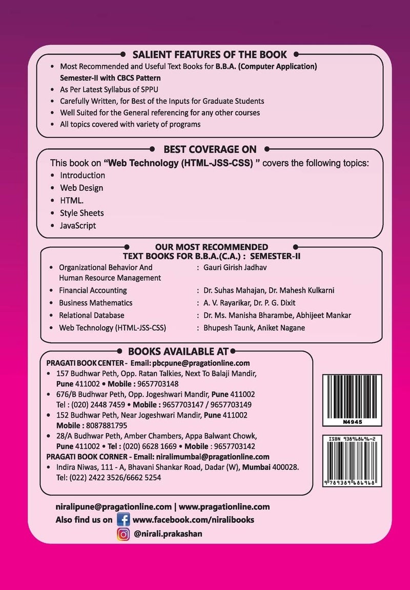 WEB TECHNOLOGY (HTML--JSS--CSS) - Image 2
