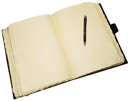 Rustic Ridge Leather Large Genuine Leather Journal and Sketchbook with Gift Box - 320 Pages - 9 x 12" - Rustic Vintage Style Notebook - Image 5