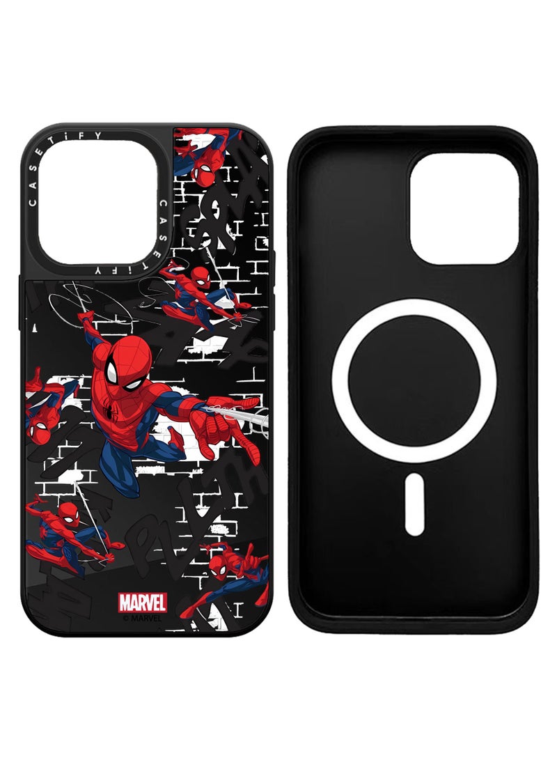 Casetify Magnetic Suction Phone Case for iPhone 15 Pro Spider Man Protective Cover - Image 2