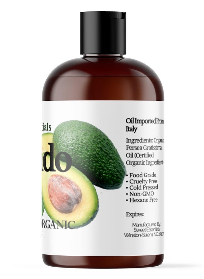 Sweet Essentials Organic Cold-Pressed, Avocado Oil - 4oz - Imported, 100% Pure, NON-GMO, Golden In Color - Image 4