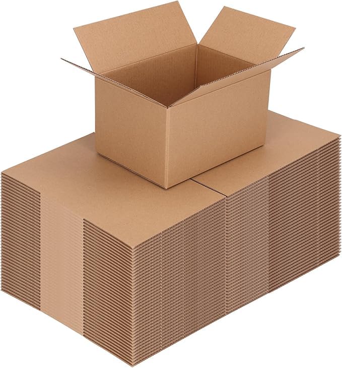 SECUREMENT ® Corrugated Brown Boxes for online selling/ecommerce - 3 PLY (150 GSM) - 100 Boxes (10 x 6 x 2) - Image 1