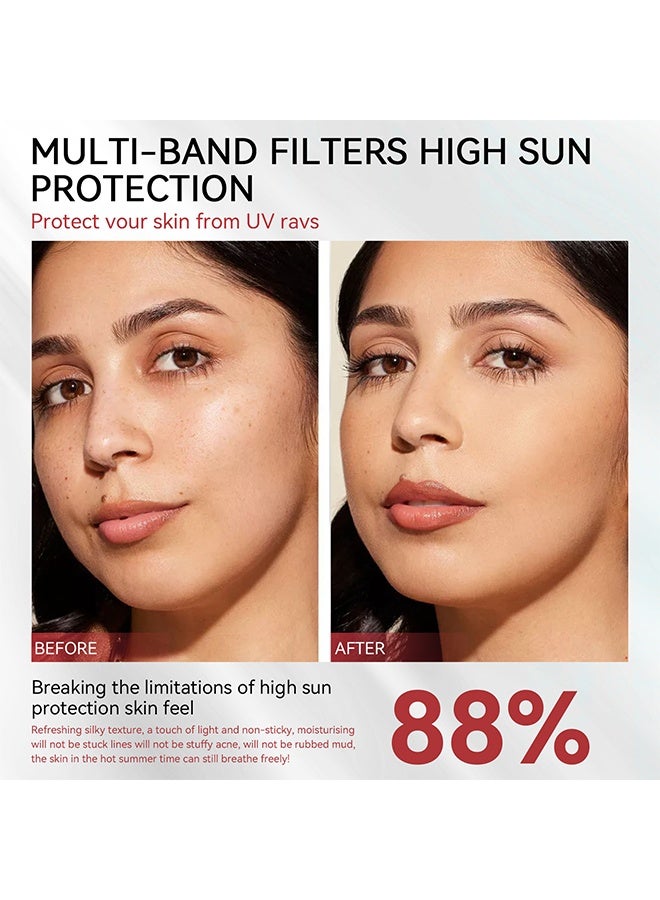 She Loves UV Clear SPF50 Face Sunscreen, Broad Spectrum Acne-Prone Skin Sunscreen with Niacinamide & Zinc Oxide, Calming & Non-Comedogenic UV Protection 50g - Image 5