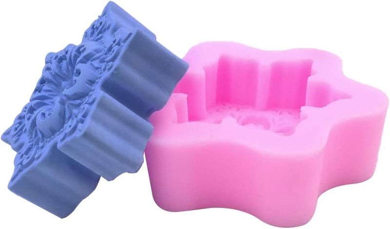 Monqui Snowflake Christmas Silicone Mold for Handmade Soap, Crafts, Candle, Chocolate, Muffins, Ice - Image 2
