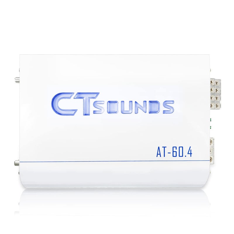 مضخم صوت السيارة CT Sounds AT604AB 420 واط فئة AB للمنافسة 4 قنوات
