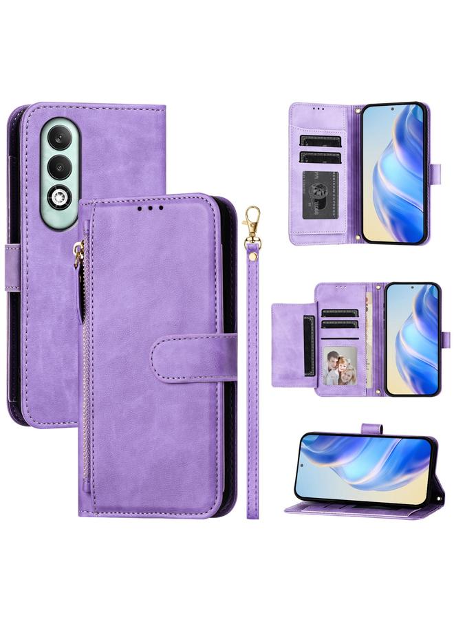 S-TOP Case For OPPO K12x 5G Global Multi-Card Slots Zipper Wallet Leather Phone Case - Image 1