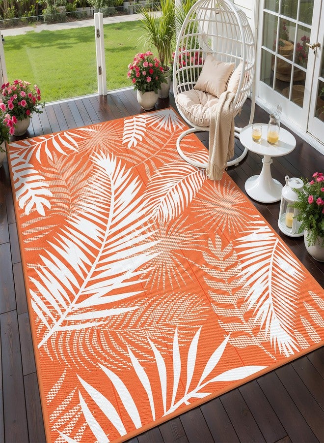 HiiARug Outdoor Rug 5x7 Reversible Plastic Straw Rug Waterproof Patio Rugs for Patios Clearance RV Mat for Outside Outdoor Carpet for RV Porch Deck Beach Camper Backyard - Image 1