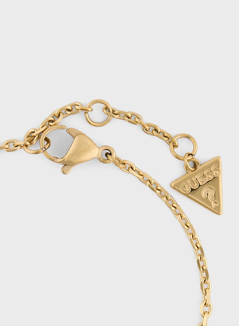 GUESS Lily Flowers & Circle Bracelet