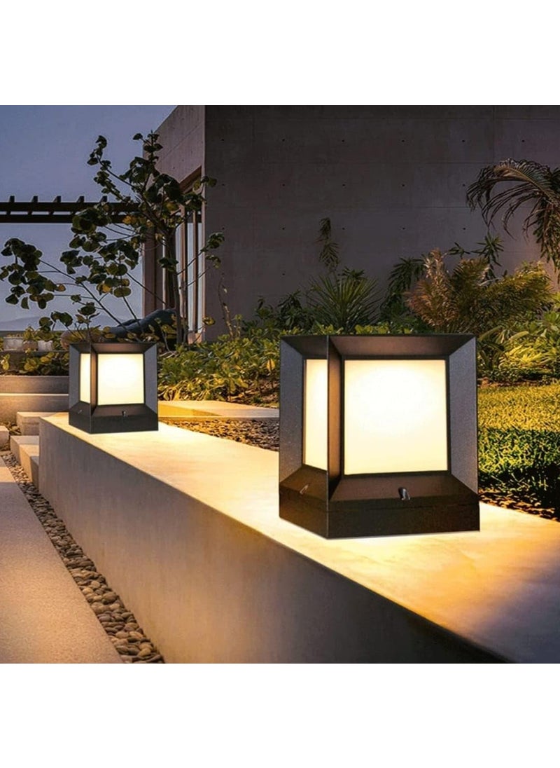 LEGEEN LEGEEN Polyvinyl Chloride Waterproof Gate Light Gate Lamp ForBoundaryPostPillarHome GateGardrenPolePathwayEntrencesOutdoor Decore Lighting 2  - Image 2