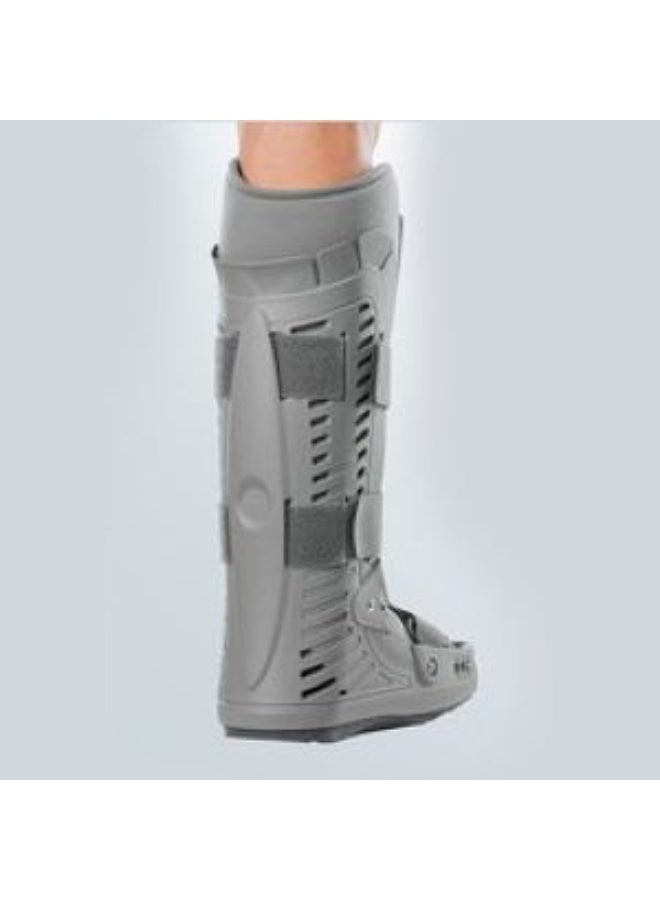 ميدي حذاء مشي طبي قابل للتعديل بالهواء لدعم كسر القدم والكاحل، التواء، وبعد العمليات الجراحية، دعم إصابة وتر أخيل، دعامة تقويمية خفيفة، رمادي - كبير - ميدي بروتيكت كات ووكر - Image 3