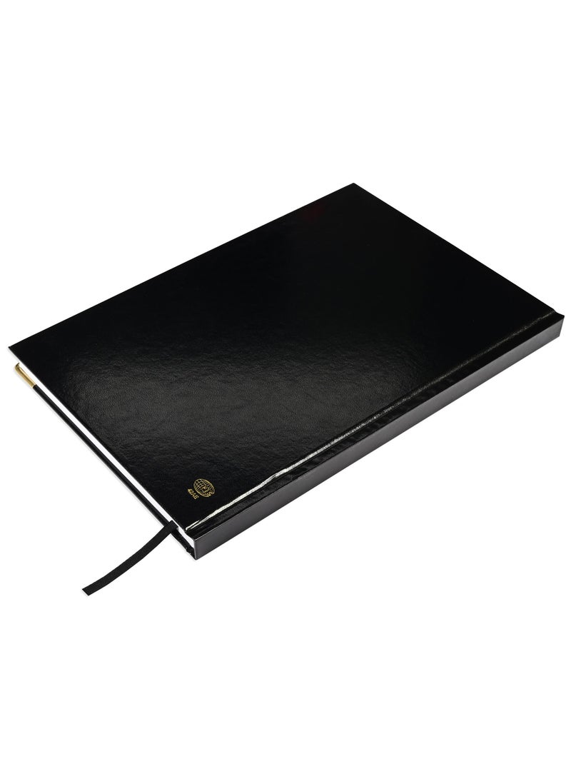 FIS A4 Diary 2025 Arabic/English (Golden Corners) Black - FSDI42AE25BK - Image 4