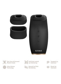 GESKE Lip Volumizer & Booster | 6-in-1 Electric Lip Suction Plumper Device|Targeted Lip Volumizing and Natural Color Revitalizer | 3 Pulsing Modes, 2 Exchangeable Attachments  - Image 2