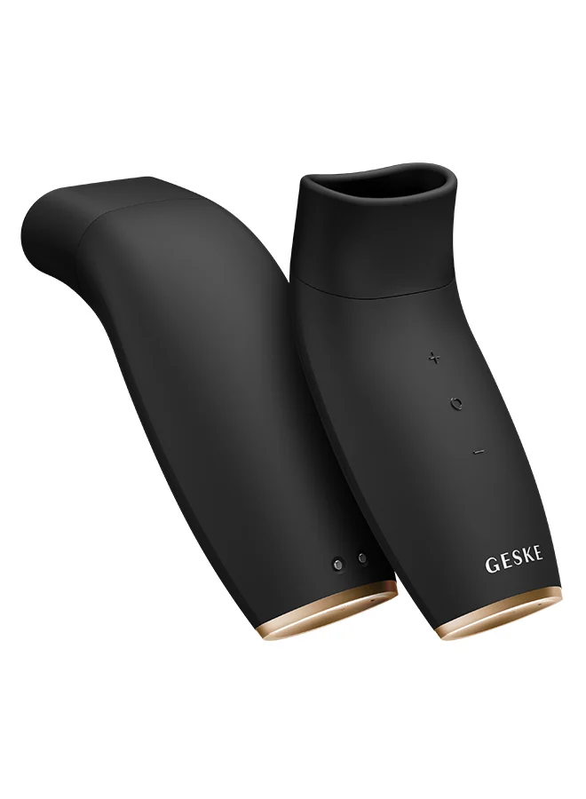GESKE Lip Volumizer & Booster | 6-in-1 Electric Lip Suction Plumper Device|Targeted Lip Volumizing and Natural Color Revitalizer | 3 Pulsing Modes, 2 Exchangeable Attachments