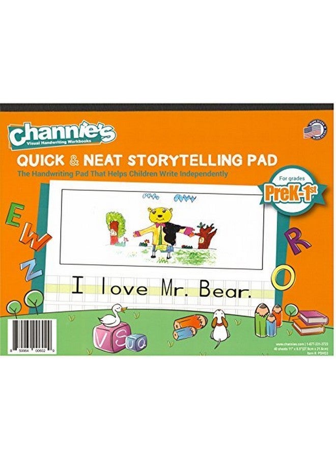 Channie's Channie’s All-In-One Visual Handwriting & Math Workbook Set for Pre-Kindergarten - 1st Grade Elementary School Students (5 Pack) - Image 4