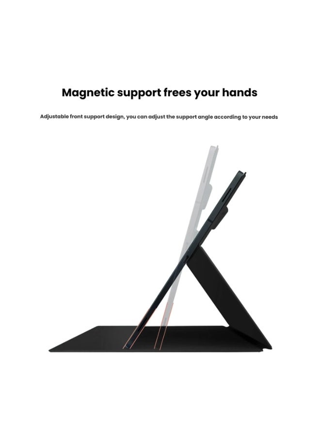 general Compatible with Samsung Galaxy Tab S11 Ultra 14.6 inch 2025 Case Ultra Thin Smart Magnetic Cover Leather Front Support Stand Shell Sleep Wake-Up - Image 2