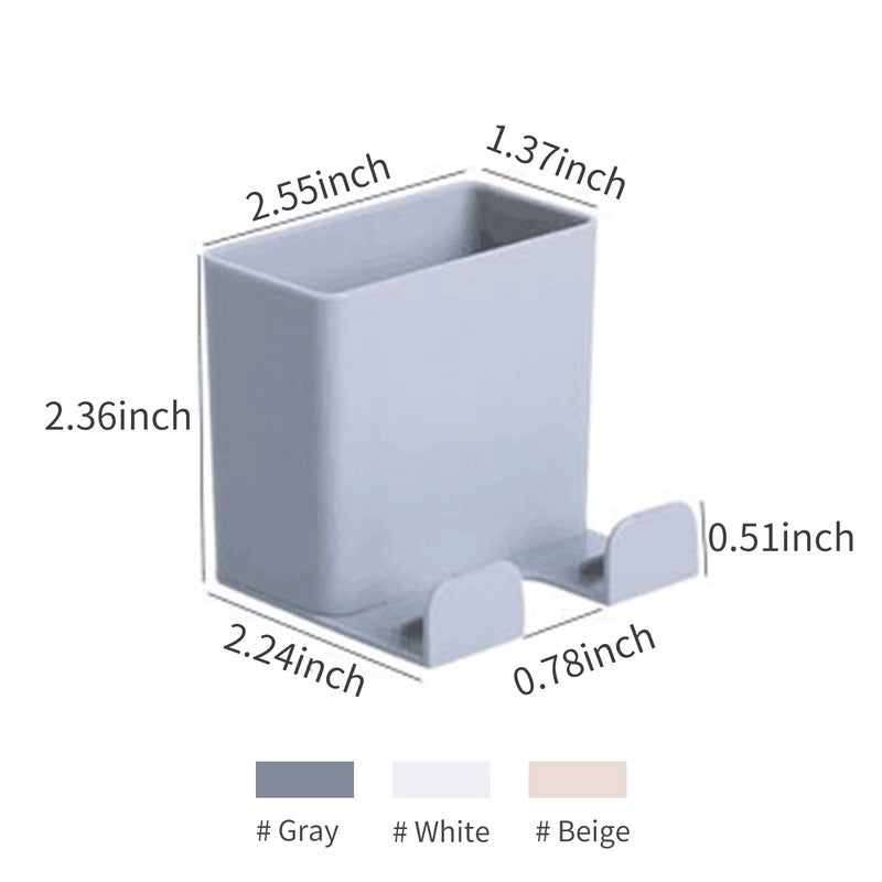 Adhesive Wall Mount Organizer Storage Box Remote Control Holder Multifunction Storage Box Container for Home and Office Use - Image 4