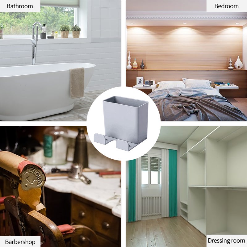 Adhesive Wall Mount Organizer Storage Box Remote Control Holder Multifunction Storage Box Container for Home and Office Use - Image 2
