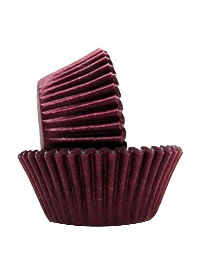 Regency Wraps Greaseproof Professional Grade Baking Cups, Pack of 40, Standard Liners, Burgundy Solid, for Cupcakes, Muffins, Candy, Non Stick - Image 1