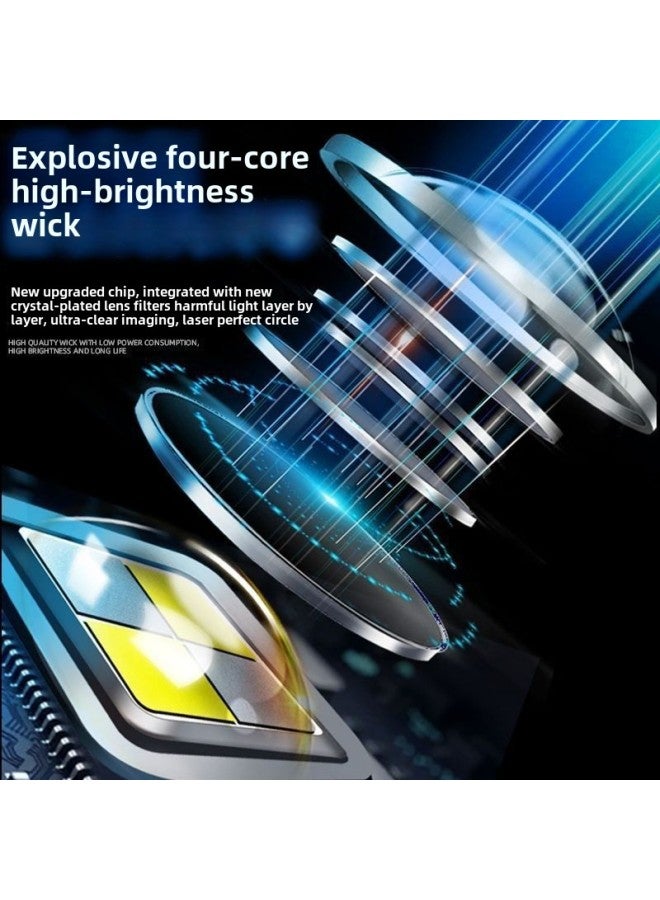 Beijing Vertex 990plus Strong Light Fishing Lamp Four Light Sources High Power Moon Light Spot Night Fishing Lamp Blue Light-Color:990plus Single Lamp Basic Package  - Image 3