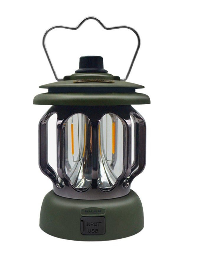 xinzhen Vintage Rechargeable Camping Light, Classic Vintage Camping Lantern, Rechargeable Vintage Camping Light - Image 1