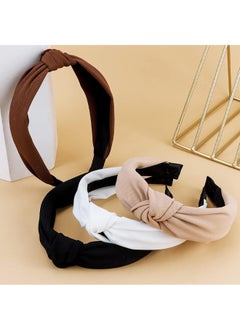 GUSGU 5PCS Headbands for Women, Fashion Hairbands for Girls Wide Elastic Non Slip Top Knot Hair Hoops Hair Accessories  - Image 5