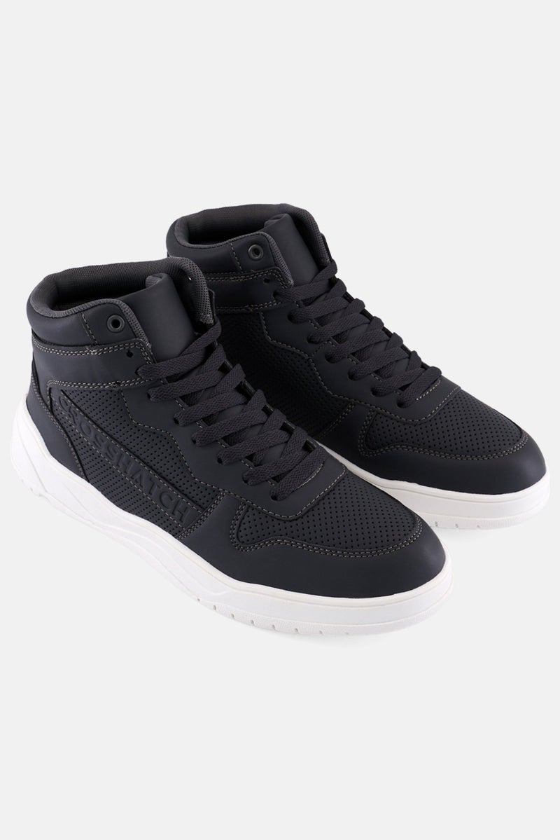 CROSSHATCH Men Arialva Lace Up Outdoor Shoes, Grey - Image 1