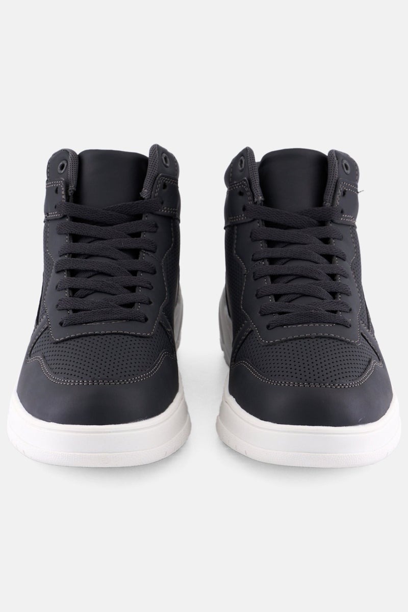 CROSSHATCH Men Arialva Lace Up Outdoor Shoes, Grey - Image 3