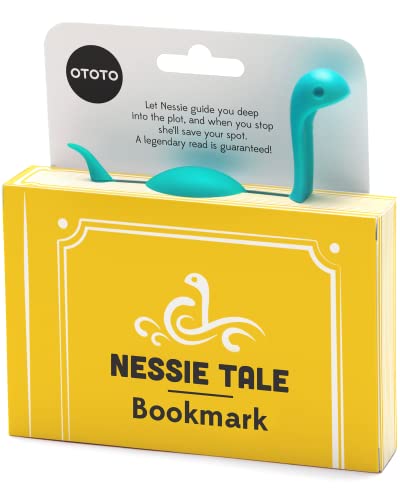 OTOTO Nessie Tale Book Mark - Turquoise Pagekeeper Bookmark - Unique Gifts for Readers, Women & Men - Pretty Lightweight Plastic Manga Bookmark for Girls, Boys, Kids - Image 1
